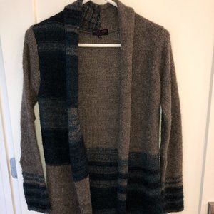 Gottardi shawl collar cardigan sweater S EUC Italy